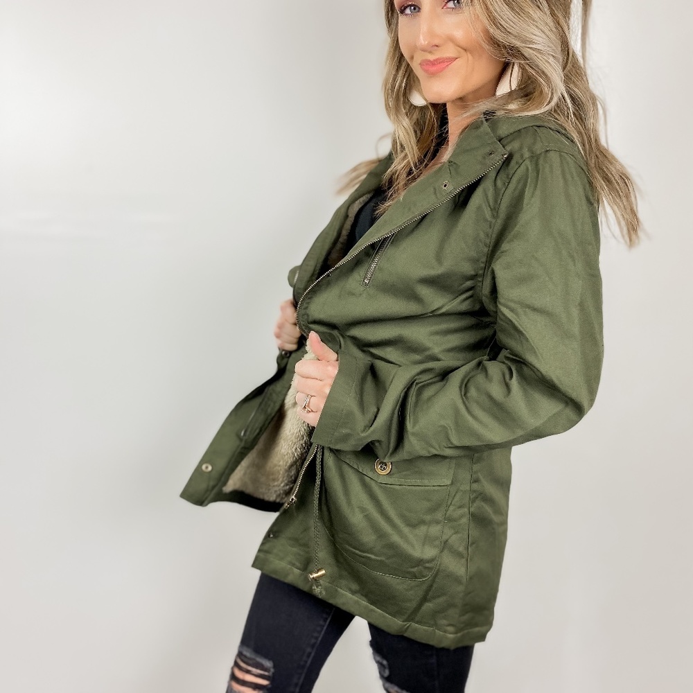 Military Style Jacket (Army Green)